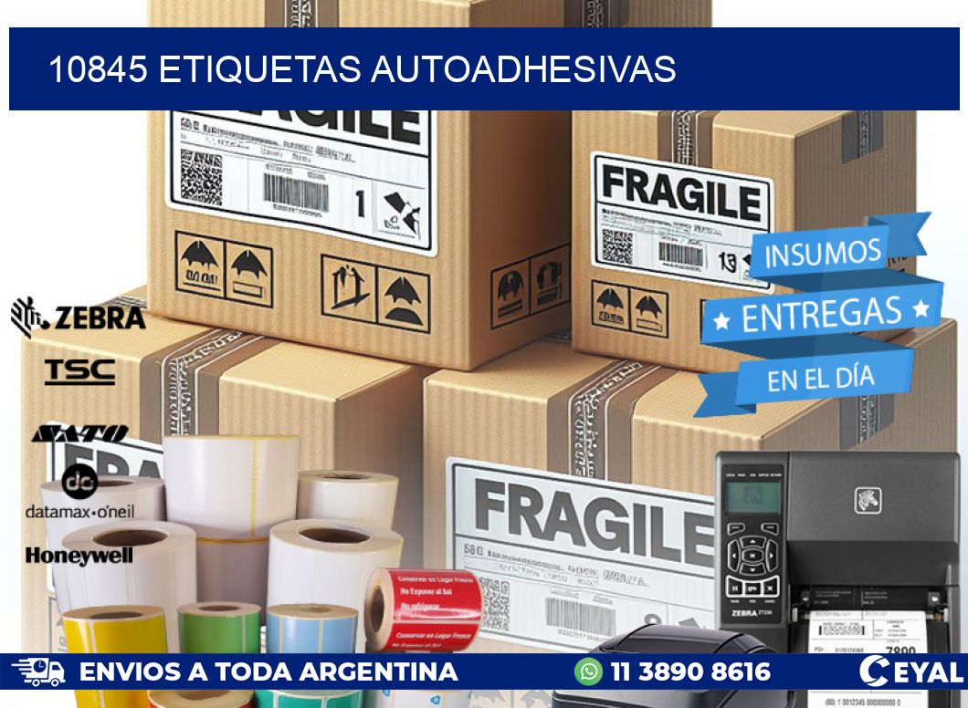 10845 ETIQUETAS AUTOADHESIVAS