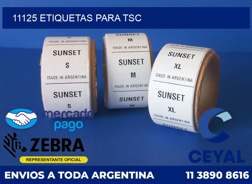 11125 ETIQUETAS PARA TSC