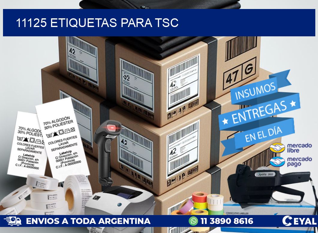 11125 ETIQUETAS PARA TSC