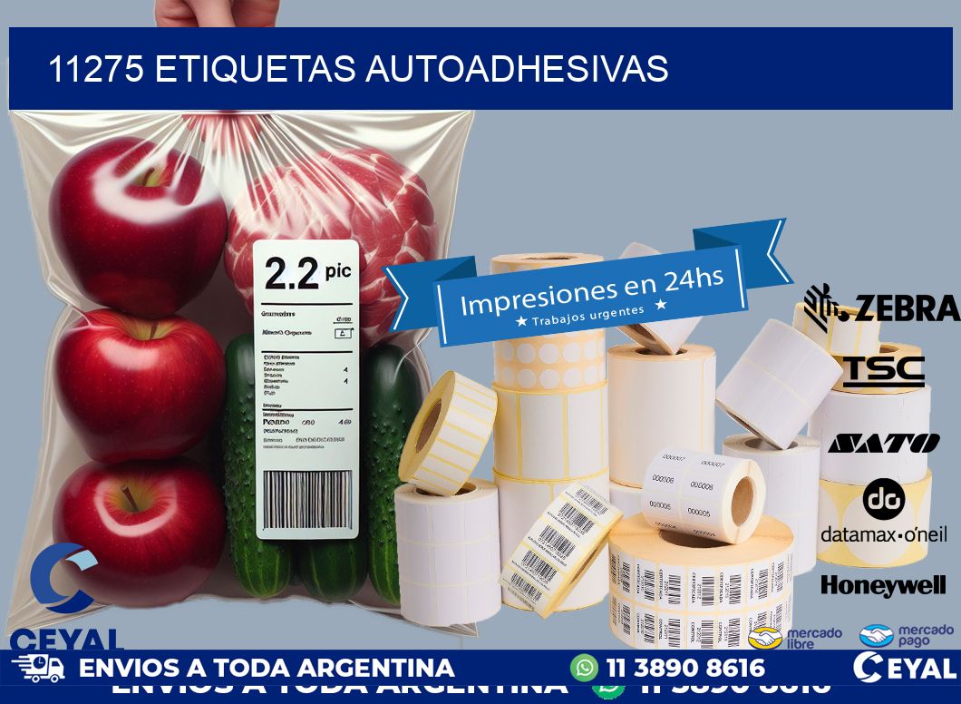 11275 ETIQUETAS AUTOADHESIVAS
