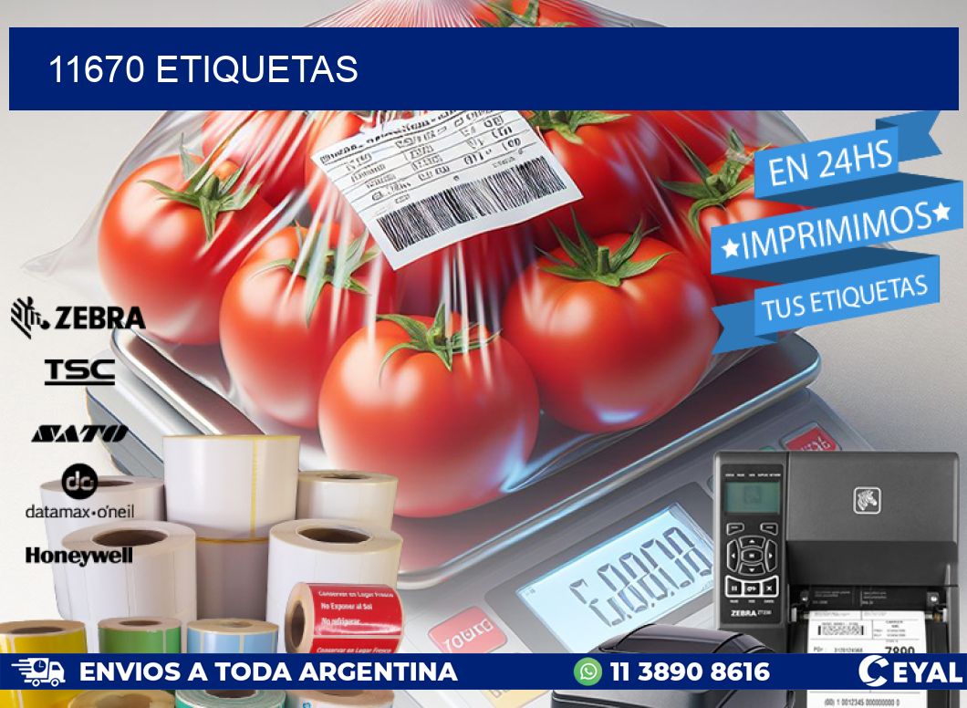 11670 ETIQUETAS