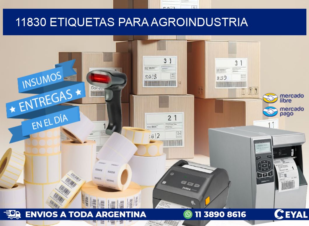 11830 ETIQUETAS PARA AGROINDUSTRIA