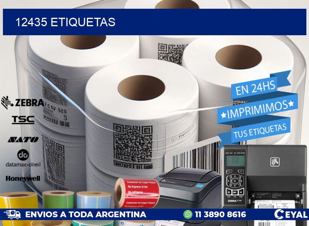 12435 ETIQUETAS