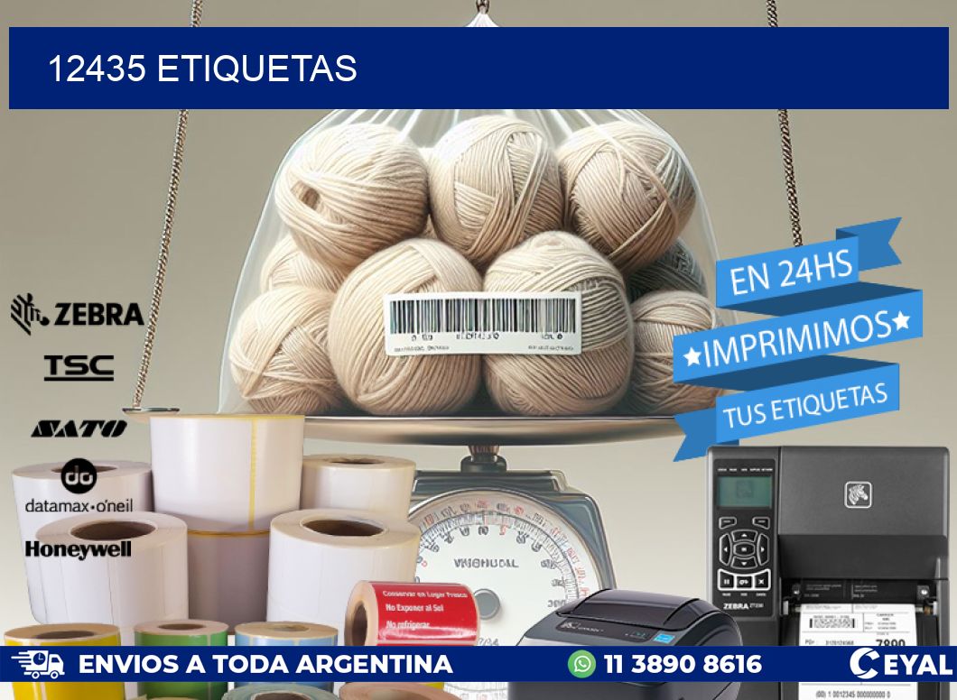 12435 ETIQUETAS