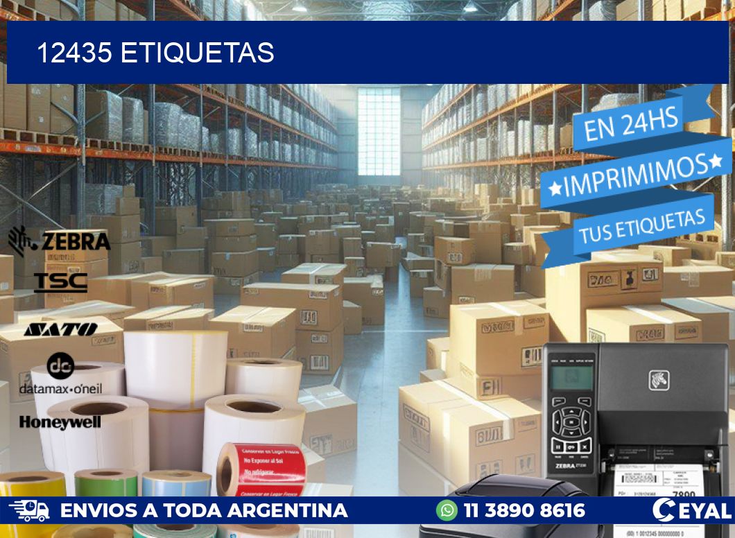 12435 ETIQUETAS