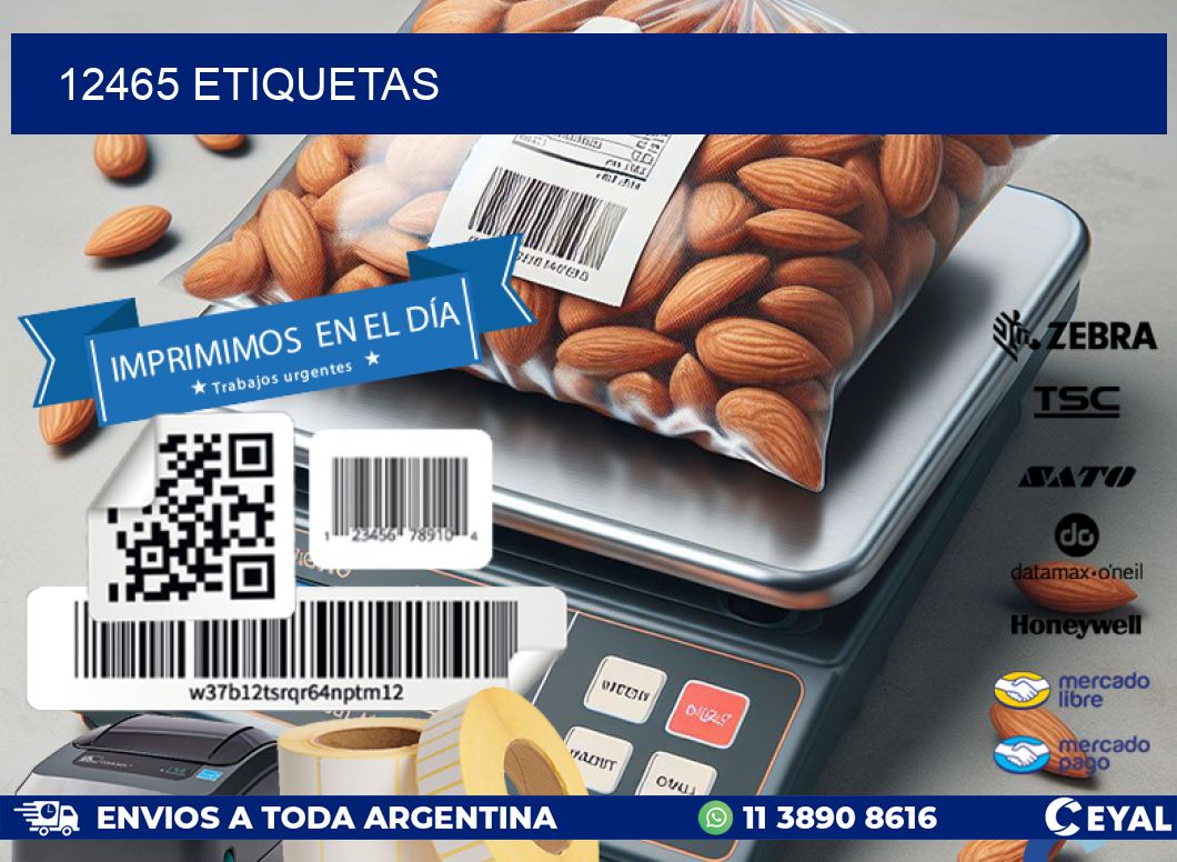 12465 ETIQUETAS
