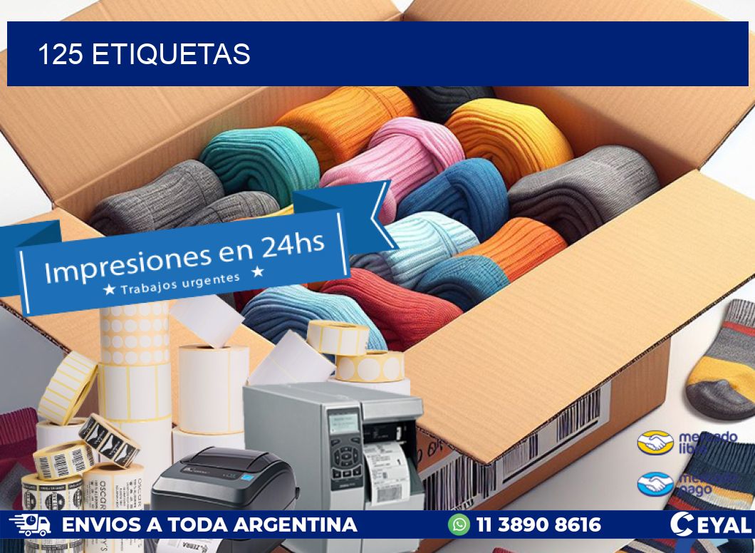 125 ETIQUETAS