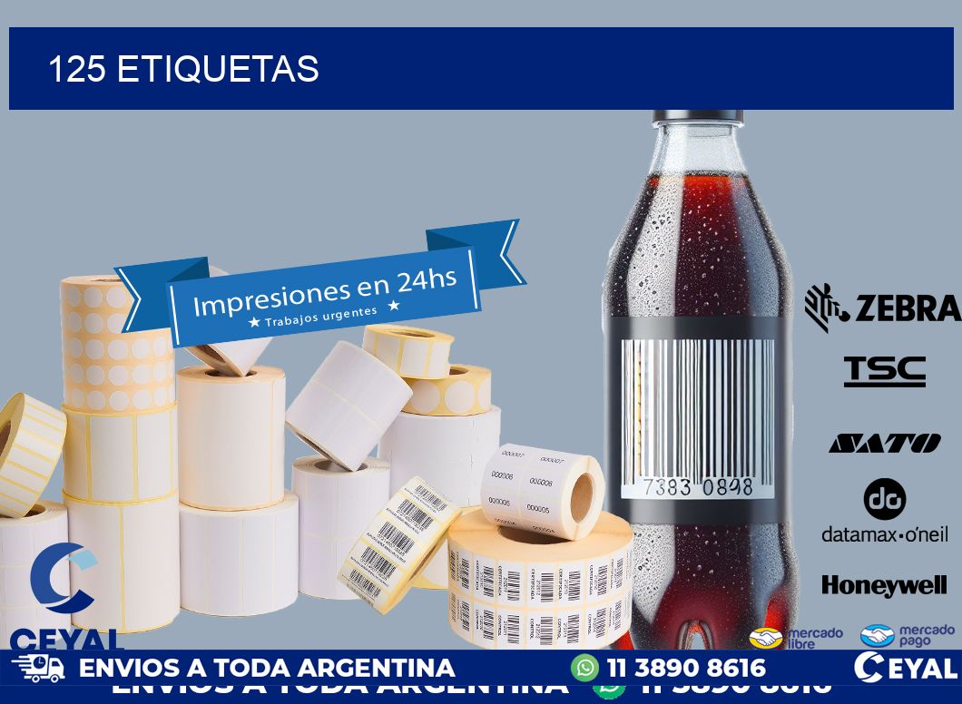 125 ETIQUETAS