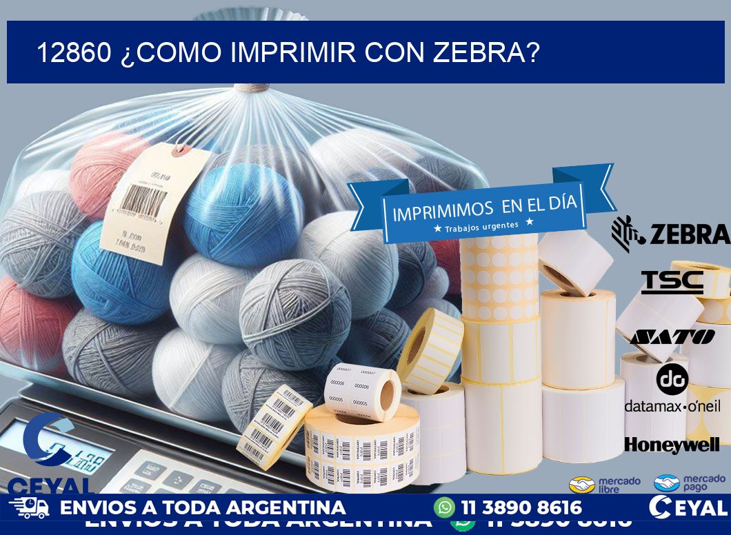 12860 ¿COMO IMPRIMIR CON ZEBRA?