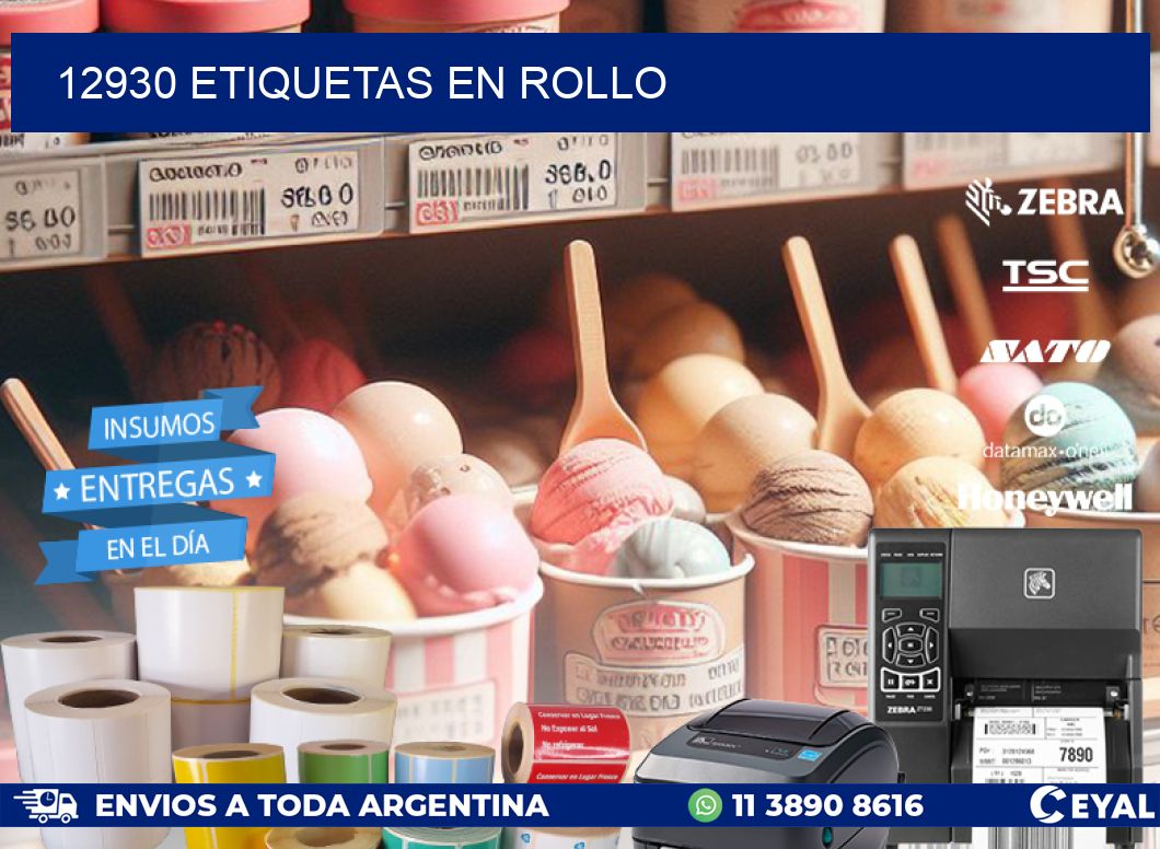 12930 ETIQUETAS EN ROLLO