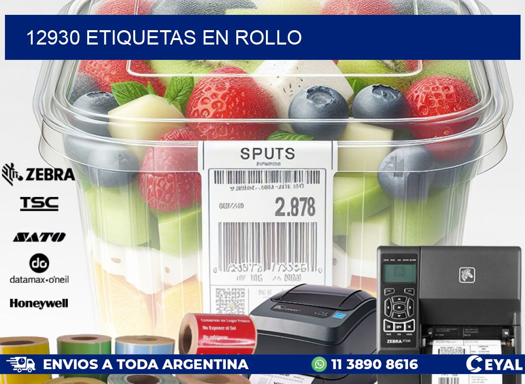 12930 ETIQUETAS EN ROLLO