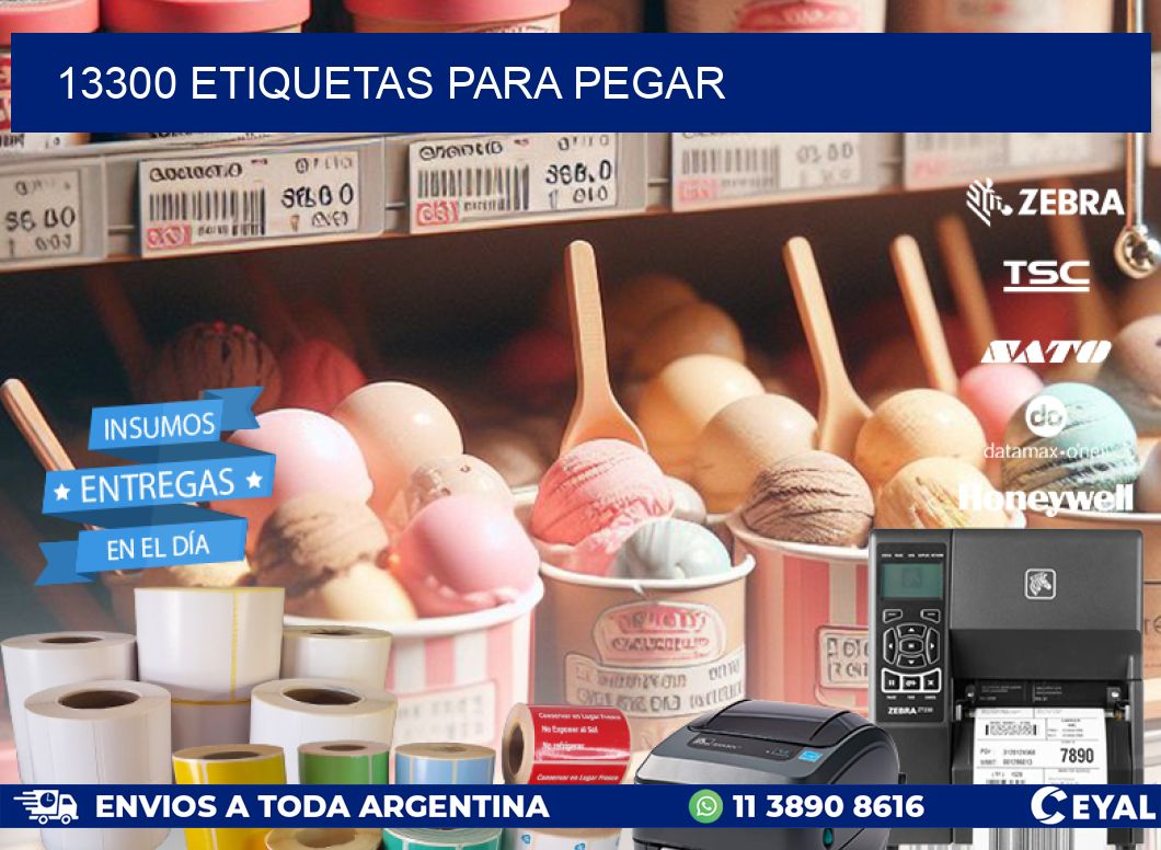 13300 ETIQUETAS PARA PEGAR