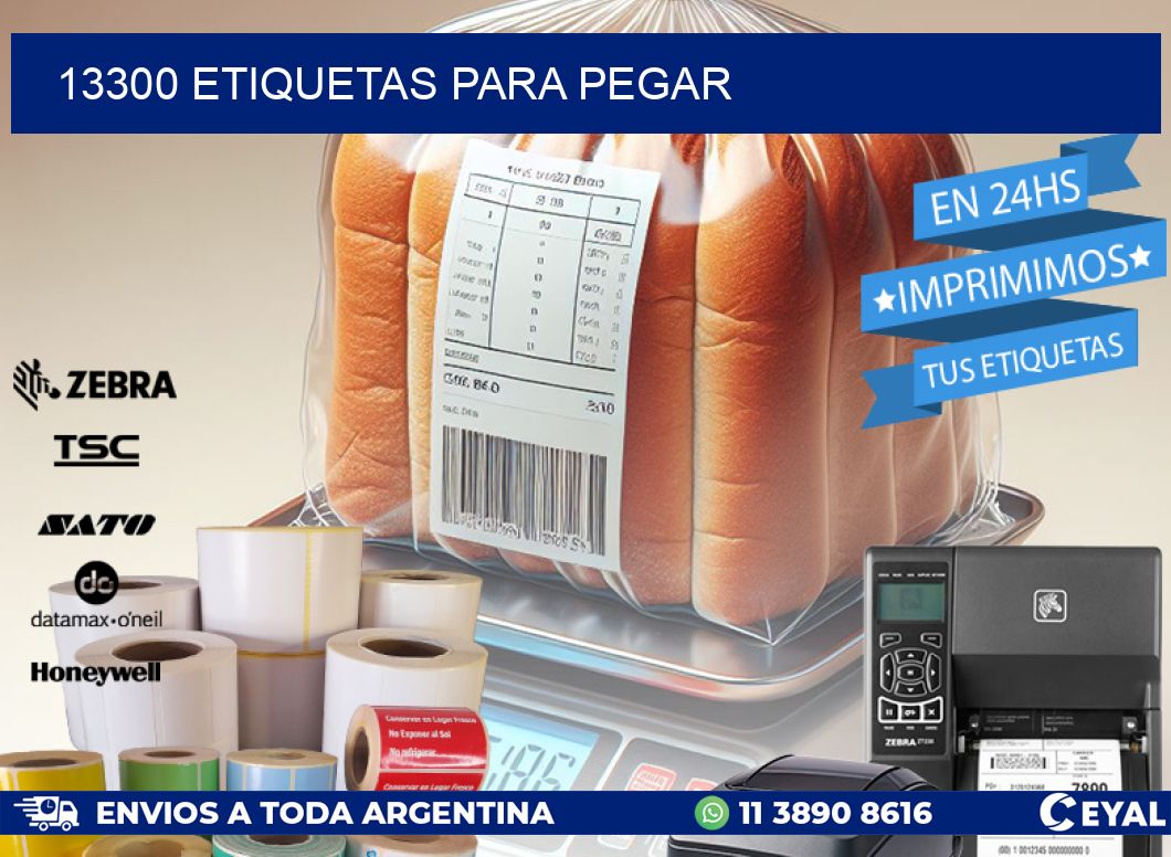 13300 ETIQUETAS PARA PEGAR