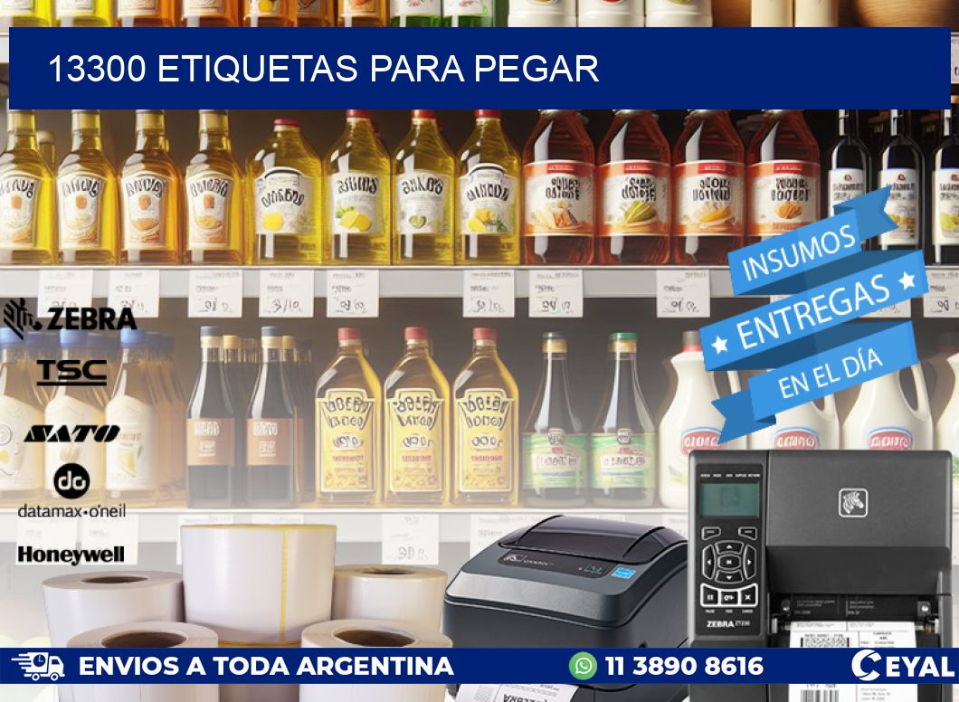 13300 ETIQUETAS PARA PEGAR