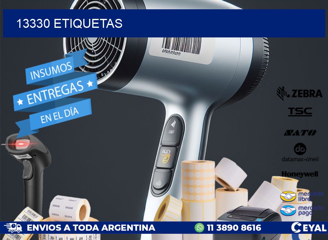 13330 ETIQUETAS