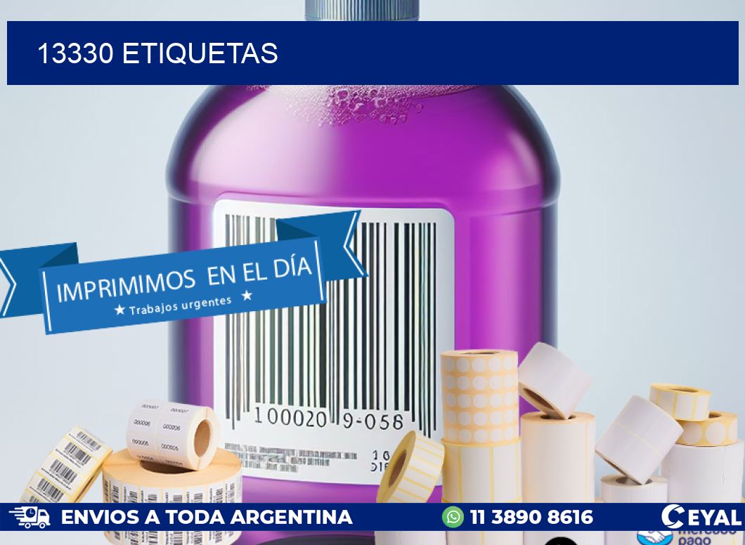 13330 ETIQUETAS