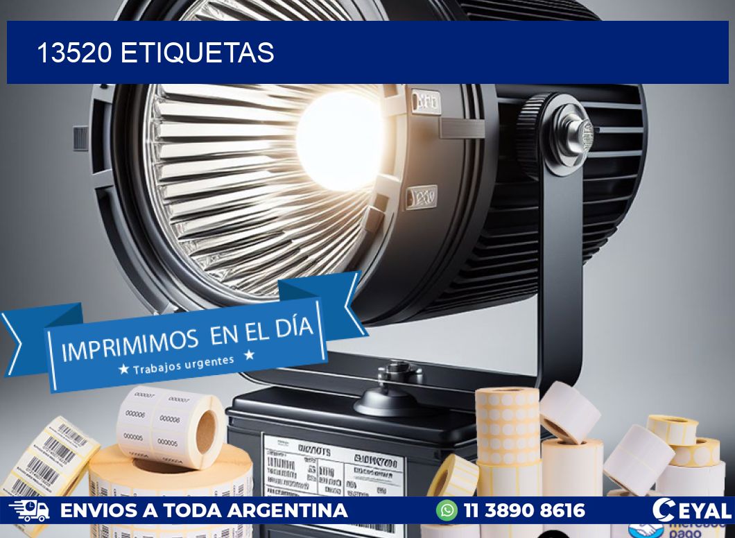 13520 ETIQUETAS