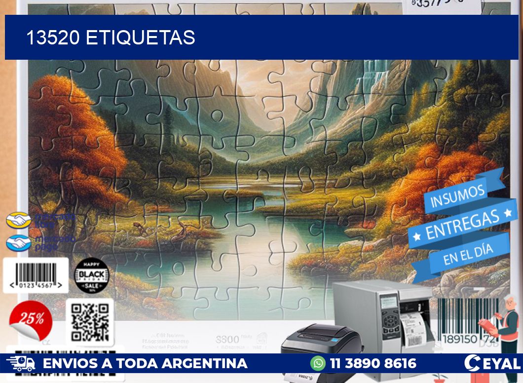 13520 ETIQUETAS