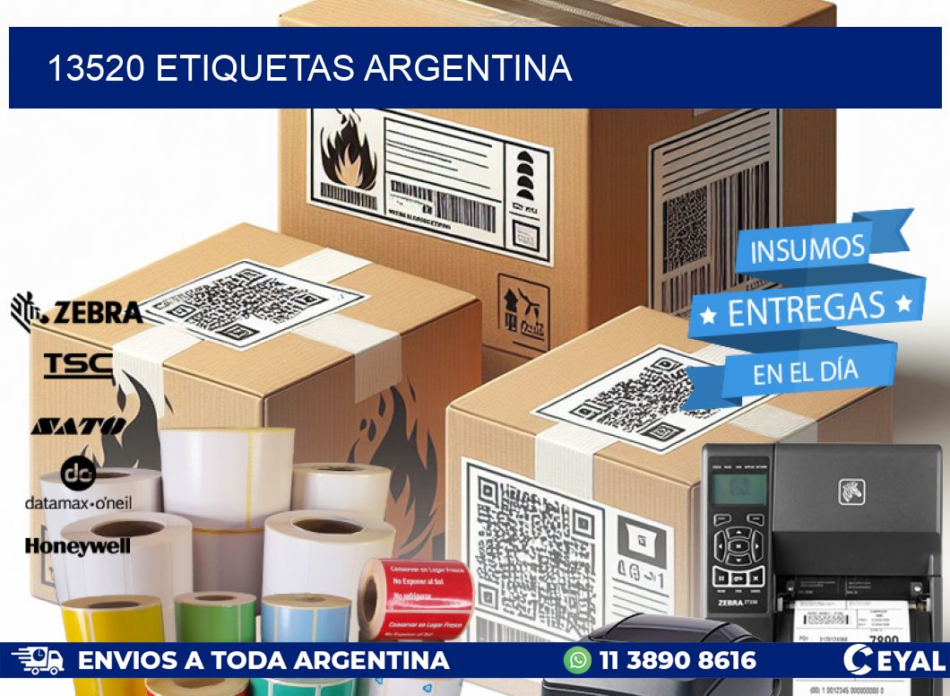 13520 ETIQUETAS ARGENTINA