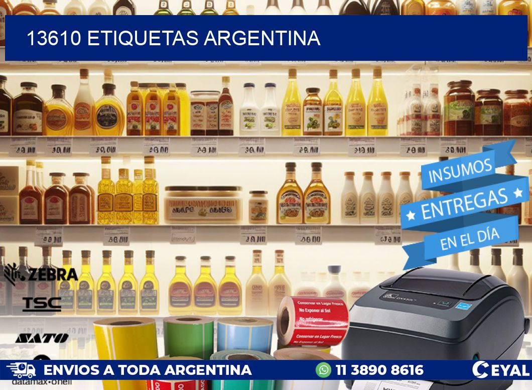 13610 ETIQUETAS ARGENTINA