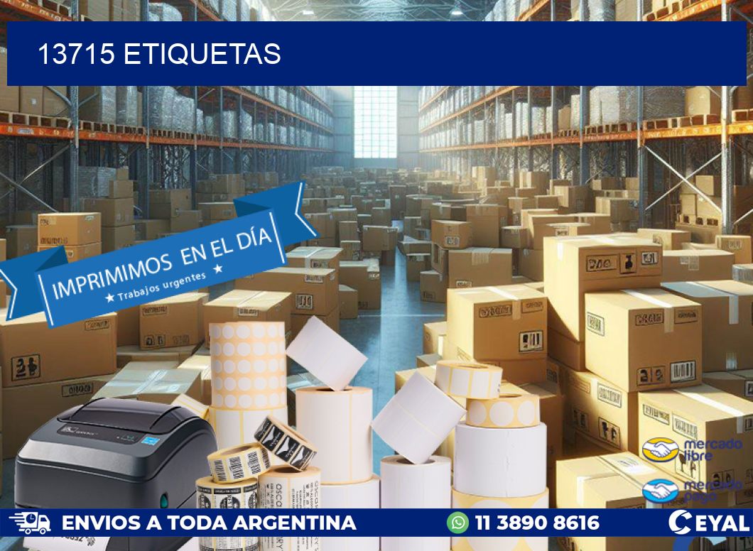 13715 ETIQUETAS