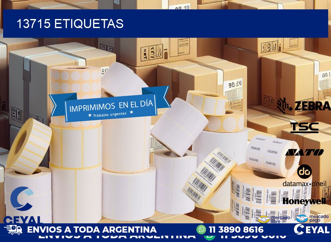 13715 ETIQUETAS
