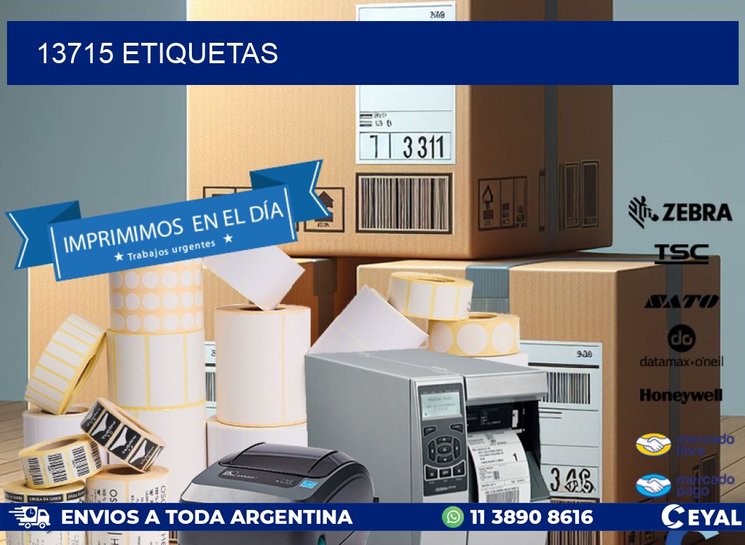 13715 ETIQUETAS