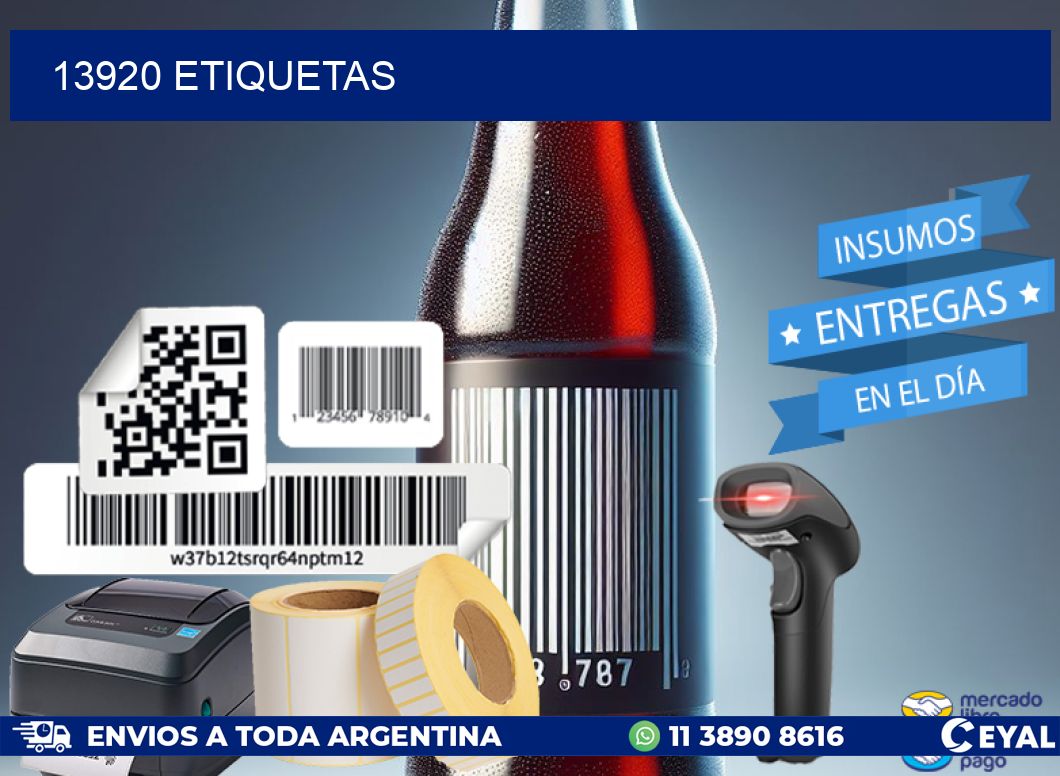 13920 ETIQUETAS
