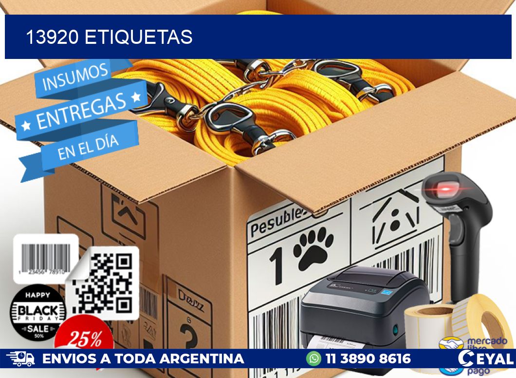 13920 ETIQUETAS