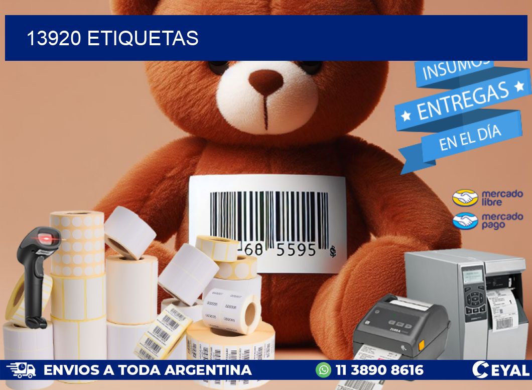 13920 ETIQUETAS