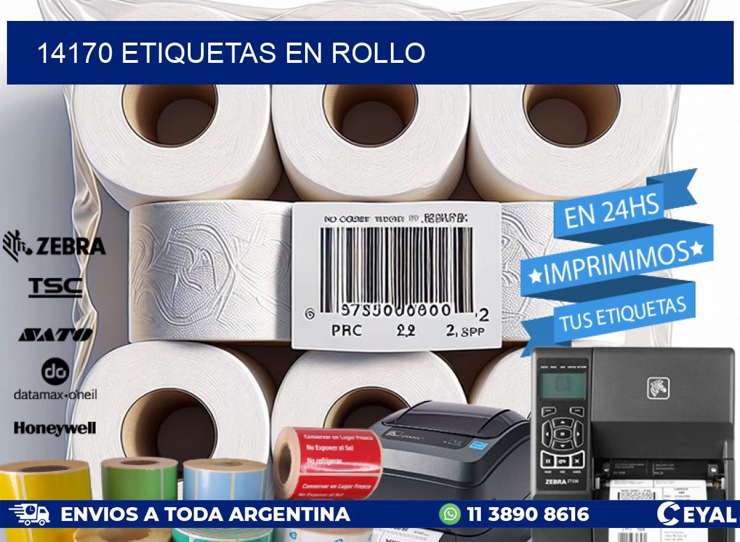 14170 ETIQUETAS EN ROLLO