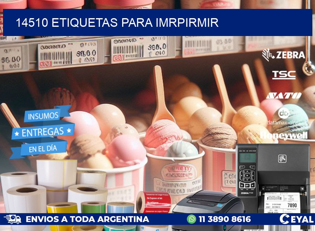 14510 ETIQUETAS PARA IMRPIRMIR