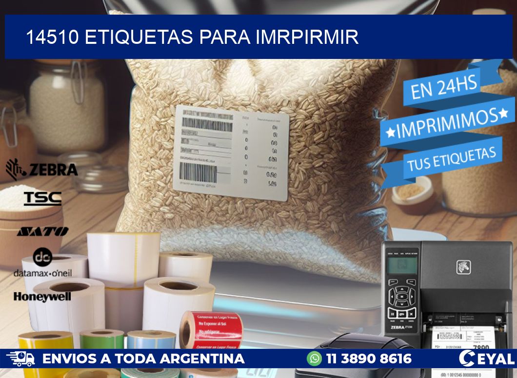 14510 ETIQUETAS PARA IMRPIRMIR