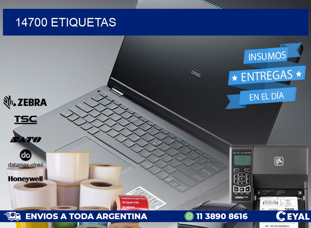 14700 ETIQUETAS
