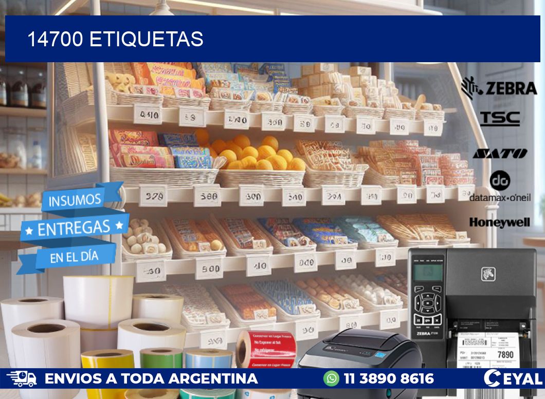 14700 ETIQUETAS