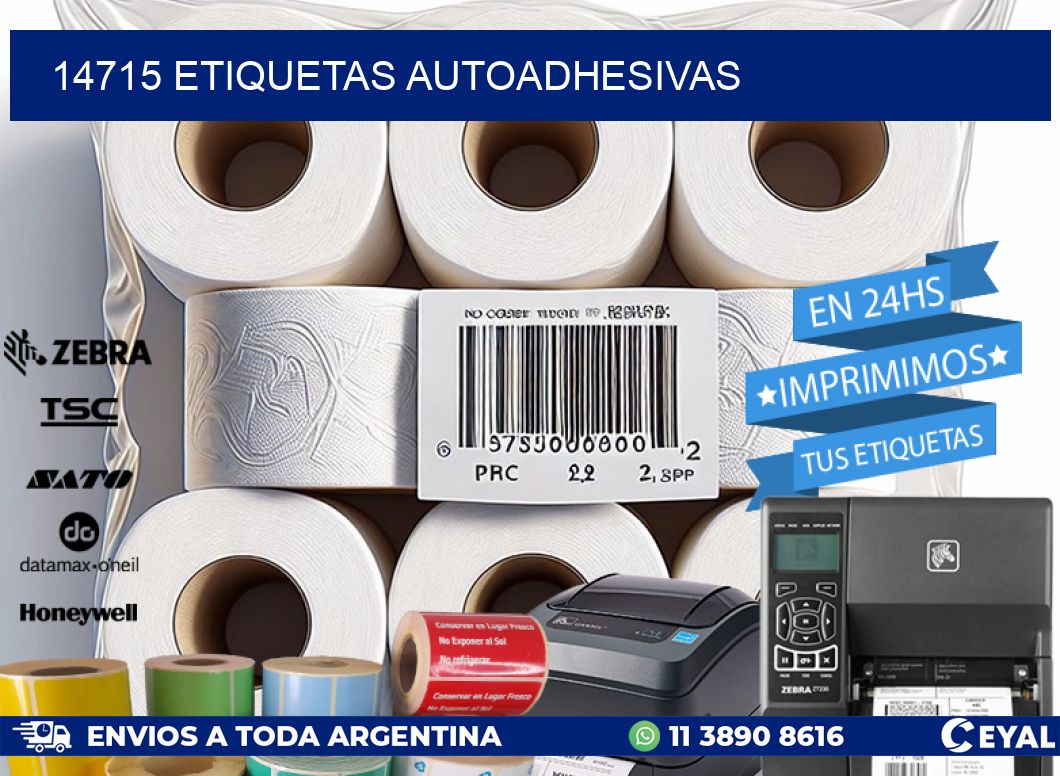 14715 ETIQUETAS AUTOADHESIVAS