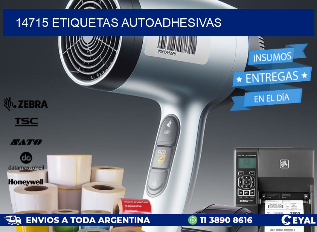 14715 ETIQUETAS AUTOADHESIVAS