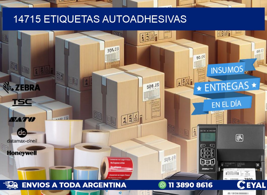 14715 ETIQUETAS AUTOADHESIVAS