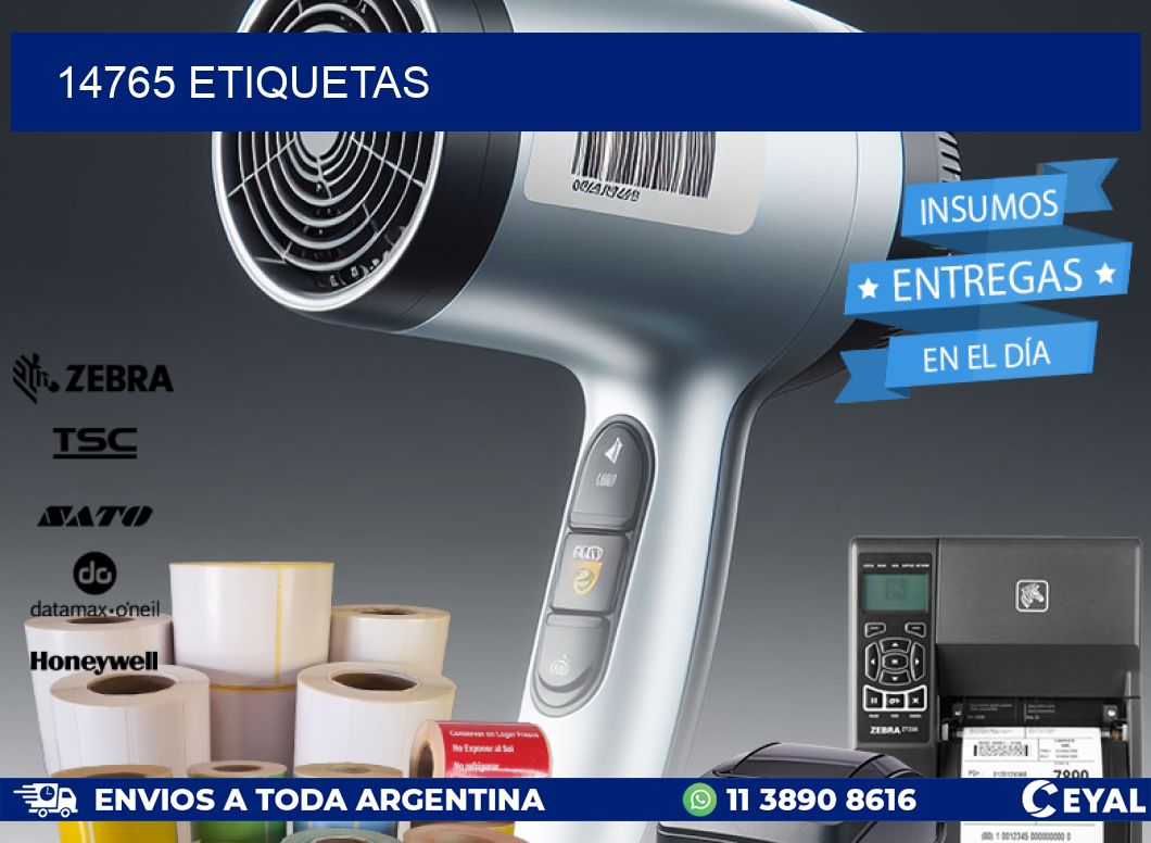 14765 ETIQUETAS