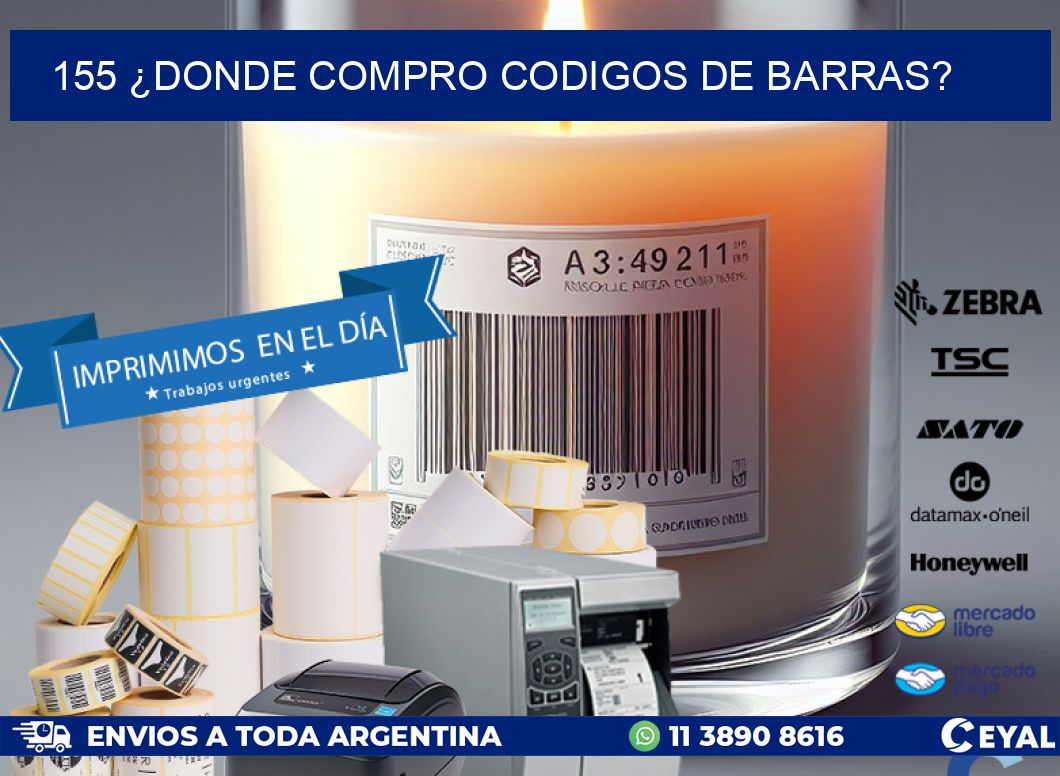 155 ¿DONDE COMPRO CODIGOS DE BARRAS?