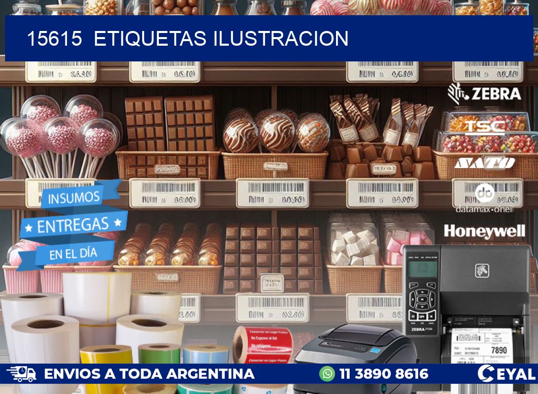 15615  ETIQUETAS ILUSTRACION