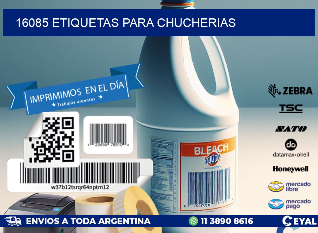 16085 ETIQUETAS PARA CHUCHERIAS