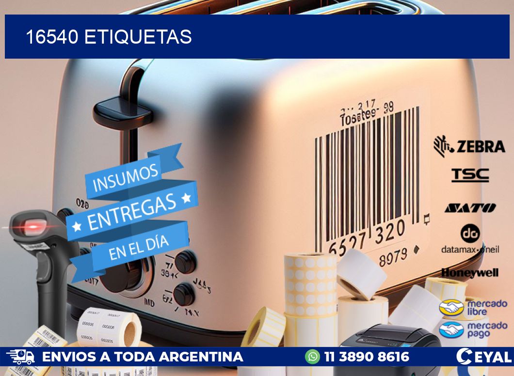 16540 ETIQUETAS