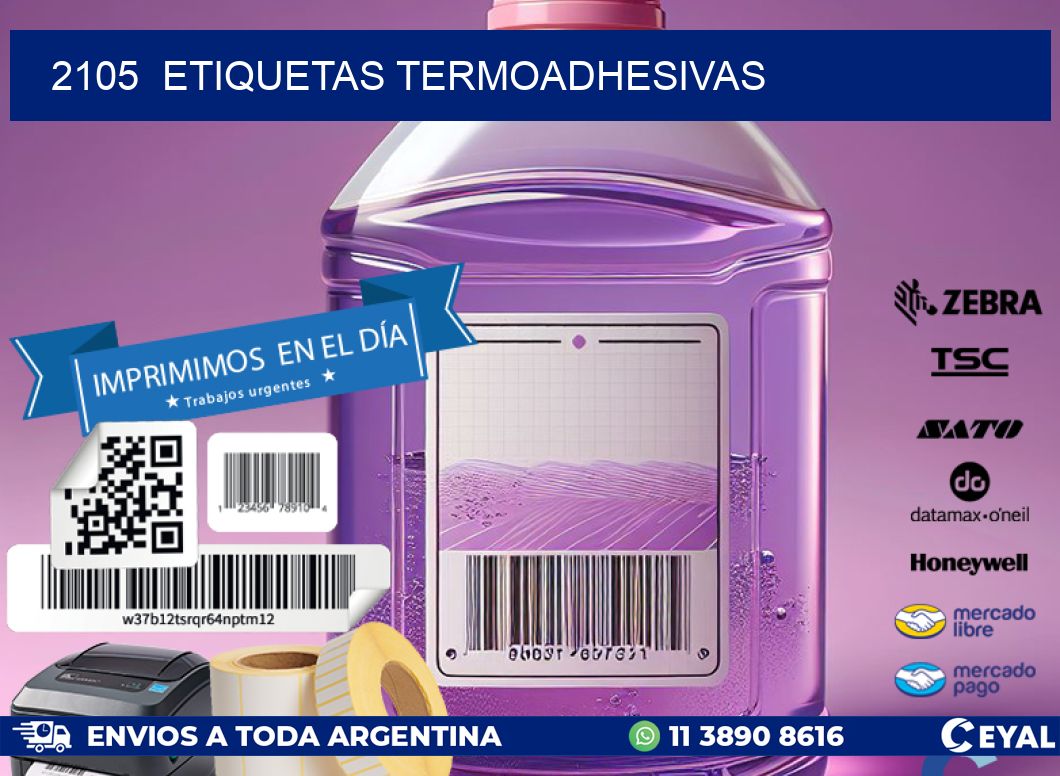 2105 ETIQUETAS TERMOADHESIVAS