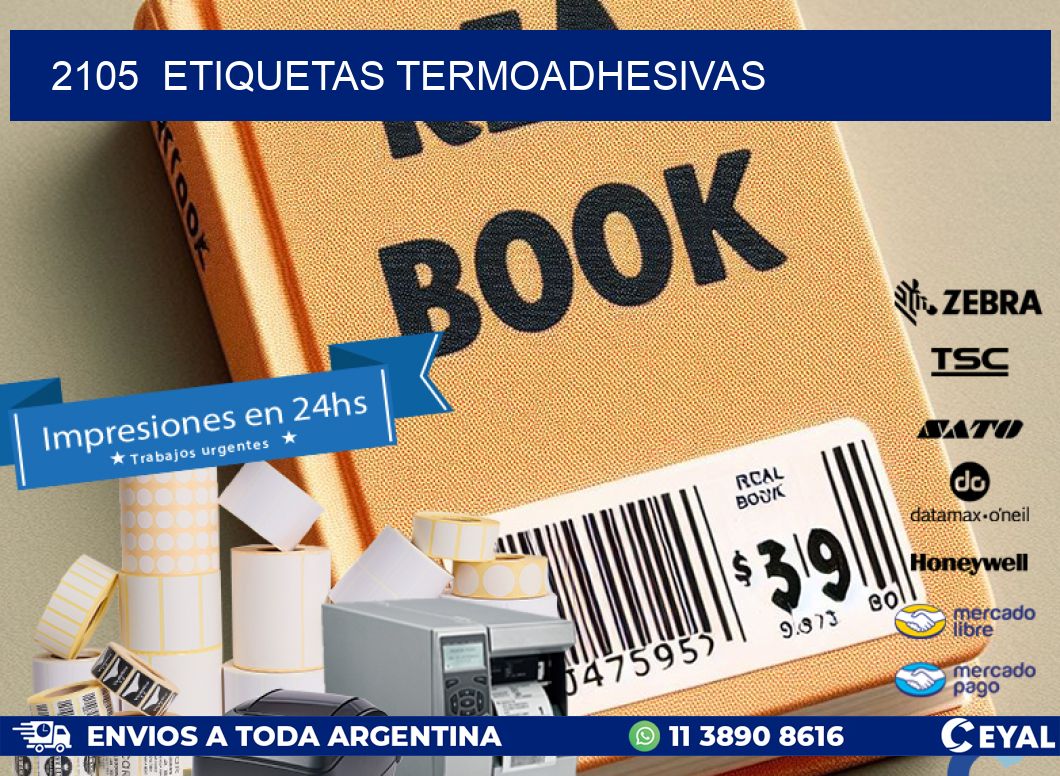 2105 ETIQUETAS TERMOADHESIVAS
