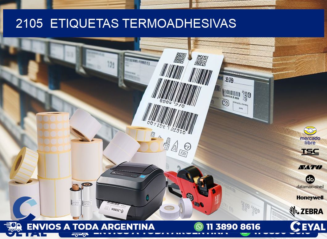 2105 ETIQUETAS TERMOADHESIVAS