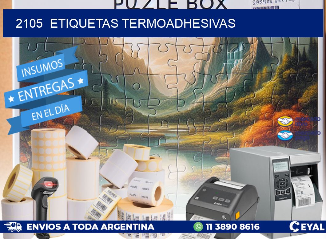 2105 ETIQUETAS TERMOADHESIVAS