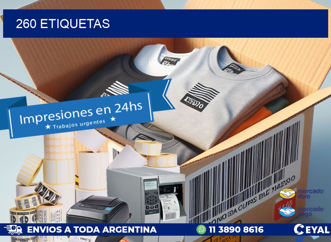 260 ETIQUETAS