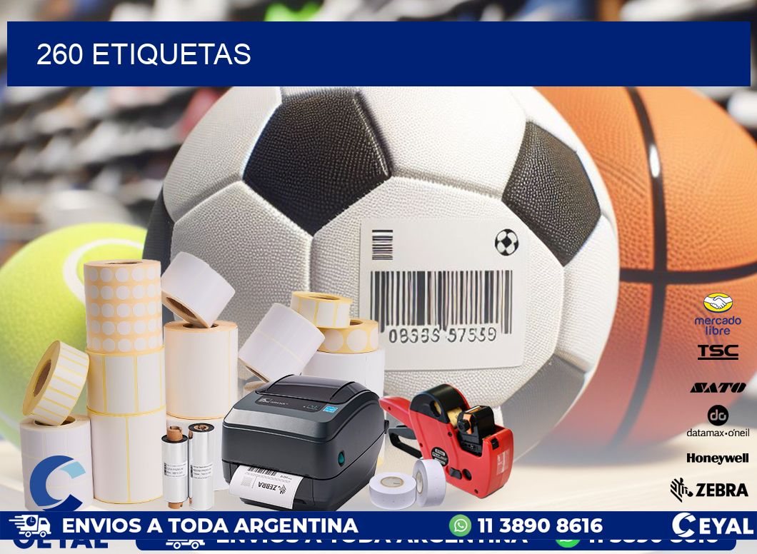 260 ETIQUETAS
