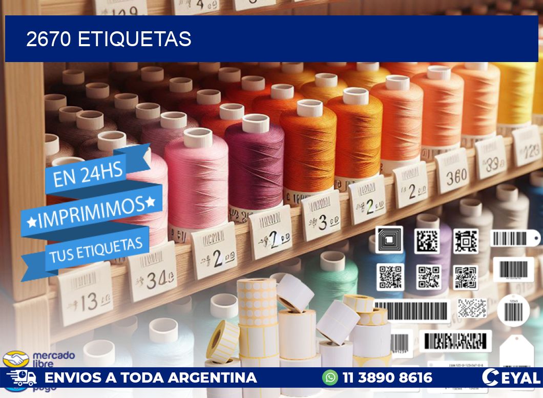 2670 ETIQUETAS
